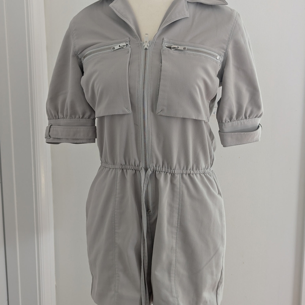 Halston Heritage Safari Stylish Romper - Grey Size 0